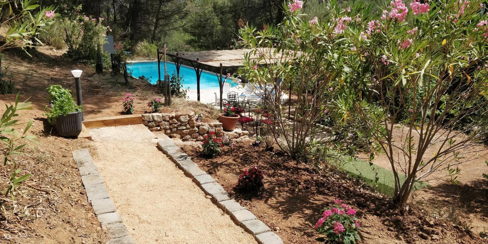 Villa Cigalons En Pleine Pinede Avec Piscine Chauffee De Mai A Septembre Auriol Eksteriør billede