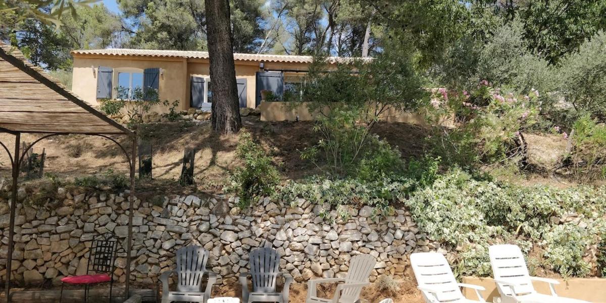 Villa Cigalons En Pleine Pinede Avec Piscine Chauffee De Mai A Septembre Auriol Eksteriør billede