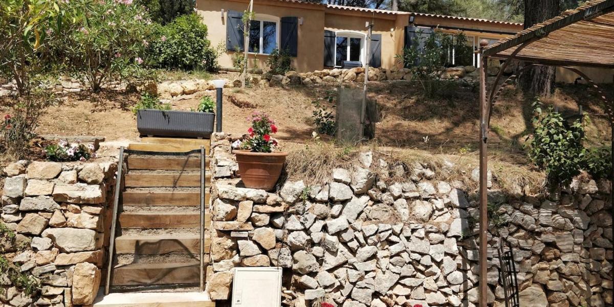 Villa Cigalons En Pleine Pinede Avec Piscine Chauffee De Mai A Septembre Auriol Eksteriør billede